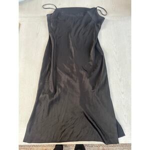 NWT Express Black Slip Dress Whimsigoth Witchy Goth (J)